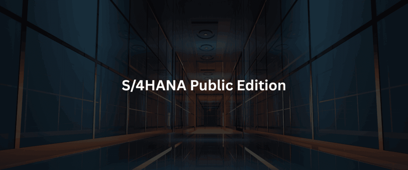 S4hana public edition