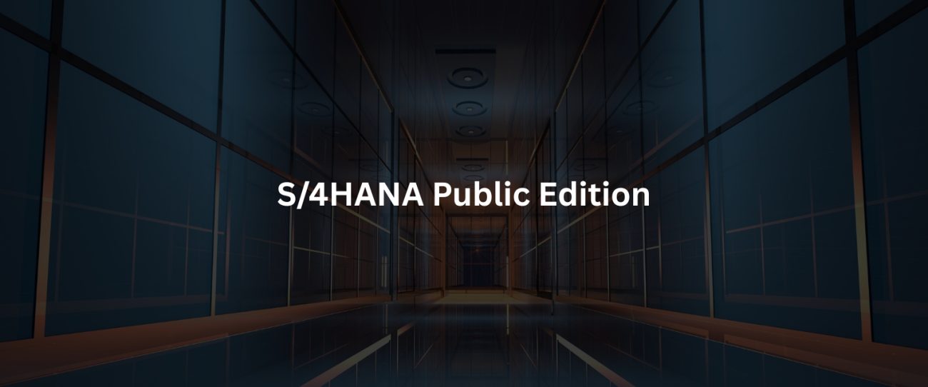 S4hana public edition