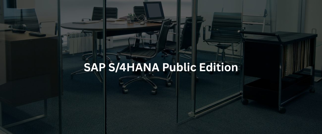 SAP S/4HANA Public Edition