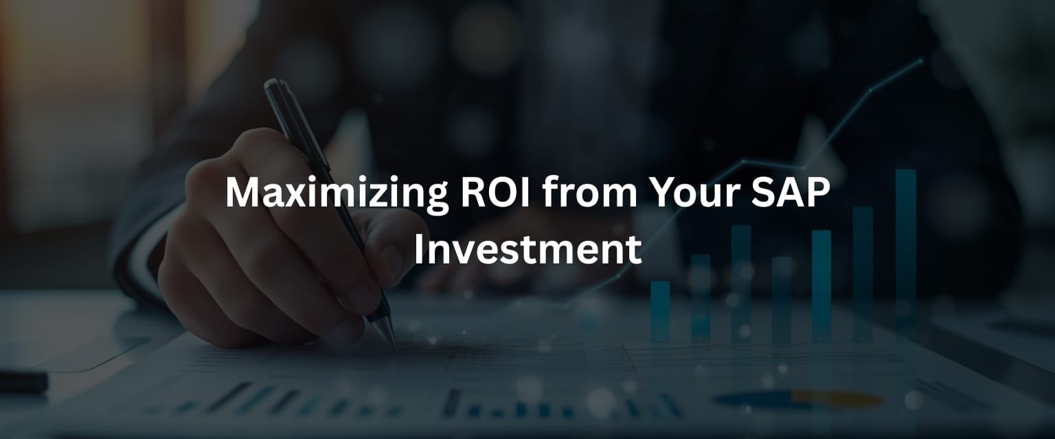 Maximizing ROI SAP Investment